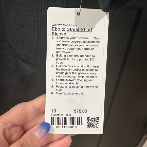 Lululemon Ebb to Street shirt - Picture 3 of 3